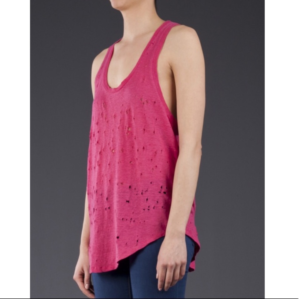 IRO Doris tank in magenta